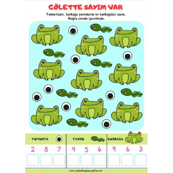 Okul Öncesi Matematik Ders Kitabı - Resim 8