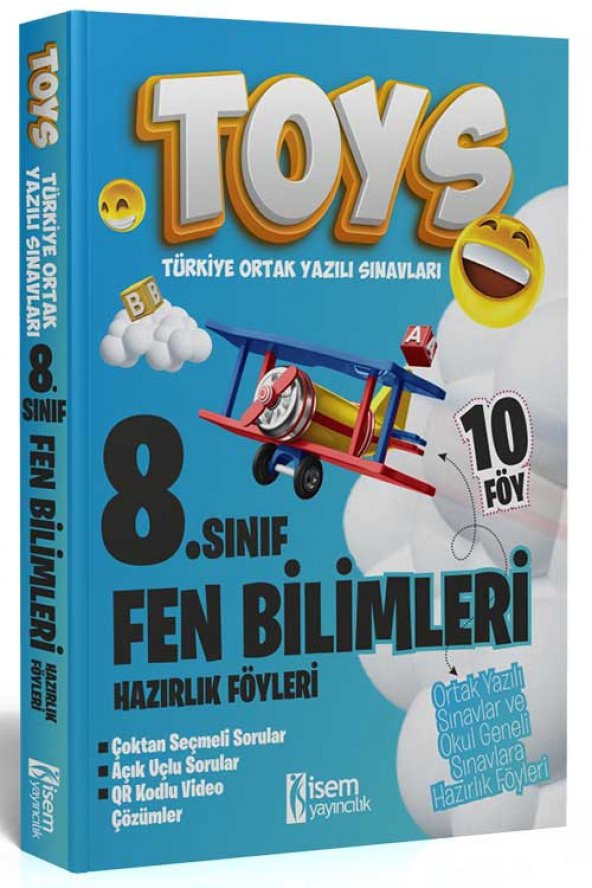 İSEM TOYS 8. SINIF FEN BİLİMLE HAZIRLIK FÖYÜ ürün görseli 1