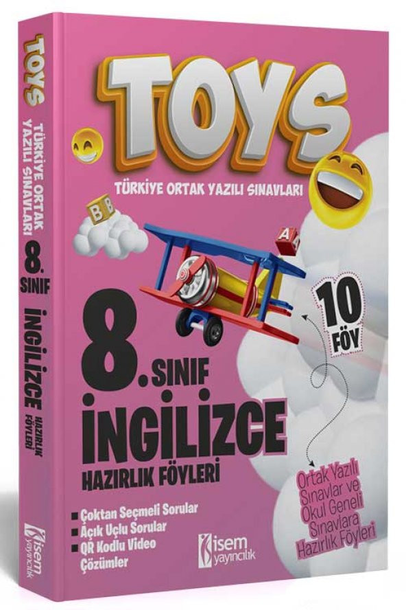 İSEM TOYS 8. SINIF İNGİLİZCE HAZIRLIK FÖYÜ ürün görseli 1