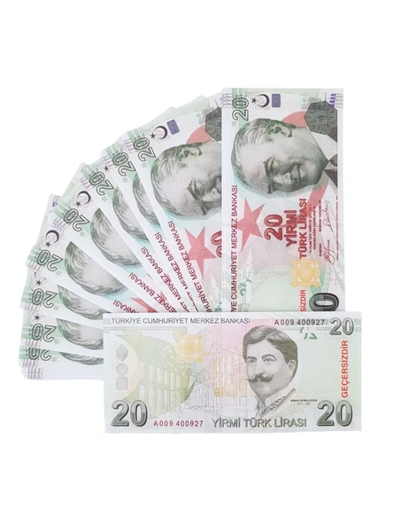 300 Adet 20 TL Geçersiz Para Düğün Parası Parti Şaka Malzemesi ürün görseli 1