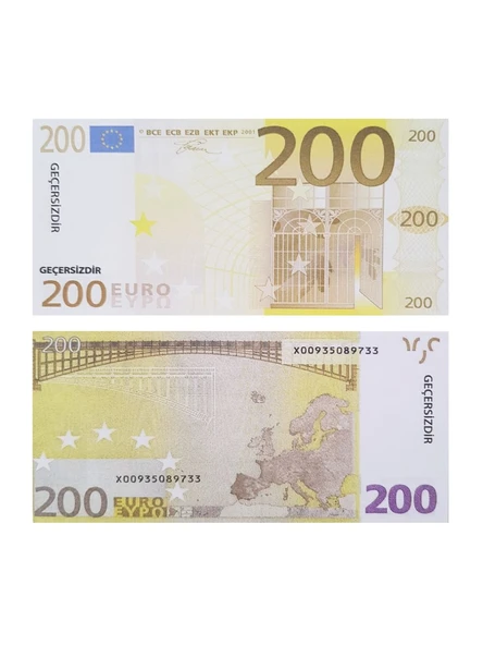 Geçersiz Şaka Düğün Parası 100 Adet Oyun Parası 200 Euro ürün görseli 1