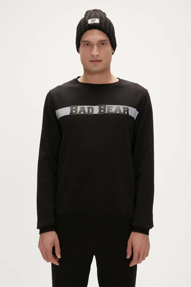 REFLECT BEAR CREWNECK / SİYAH ERKEK 23.02.12.021 ürün görseli 1