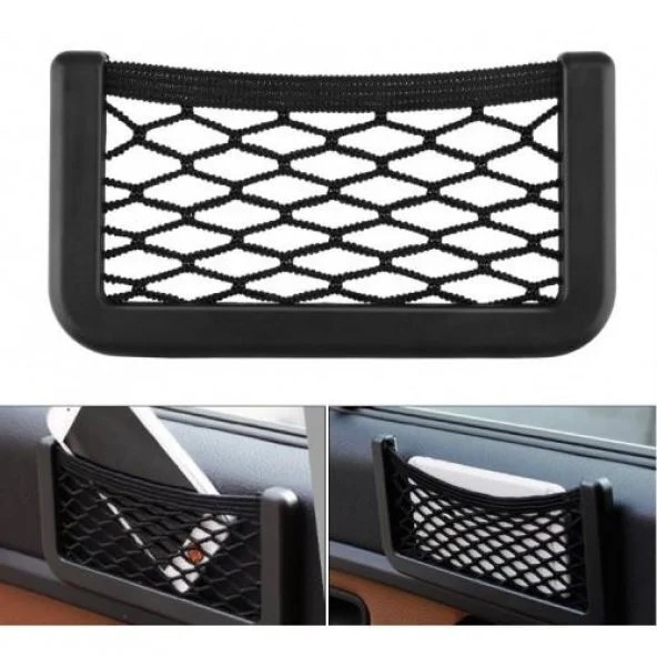 Telefon Tutucu Torpidoya Yapışan File 15 Cm x 8 cm ürün görseli 1