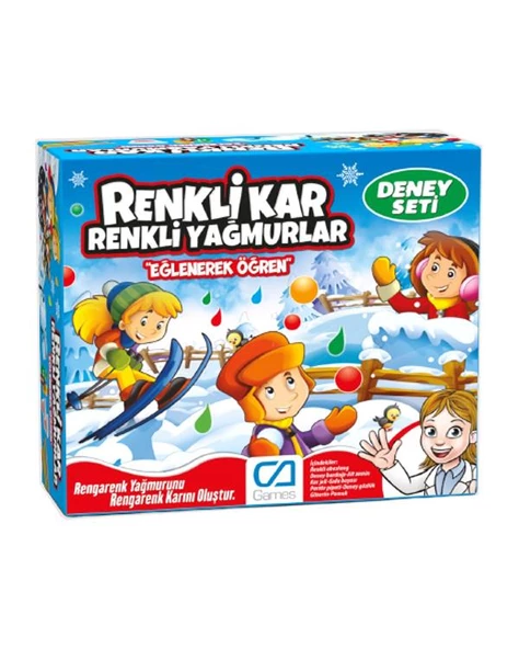 Ca Games Renkli Kar Renki Yağmurlar Deney Seti 5218 ürün görseli 1