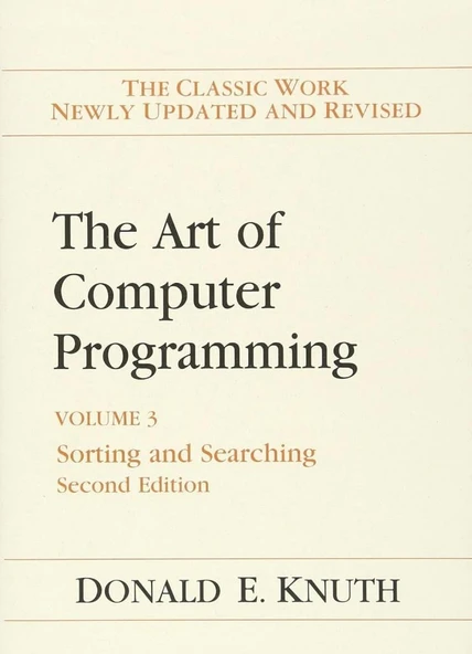The Art of Computer Programming, The: Sorting and Searching, Volume 3 2nd Edition Donald Knuth ürün görseli 1