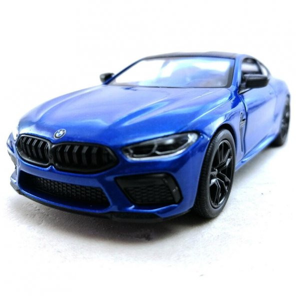 Kinsmart Bmw M8 Competition Coupe 1:38 Mavi Çek Bırak Model Araba ürün görseli 1