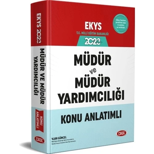 DATA 2024  EKYS MÜDÜR VE MÜDÜR YARDIMCILIĞI KONU ANLATIM ürün görseli 1