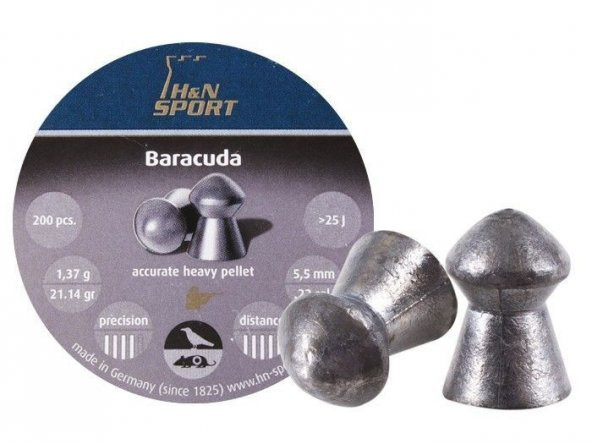 H&N DIABOLO BARACUDA 5.5 CAL HAVALI SAÇMA ürün görseli 1