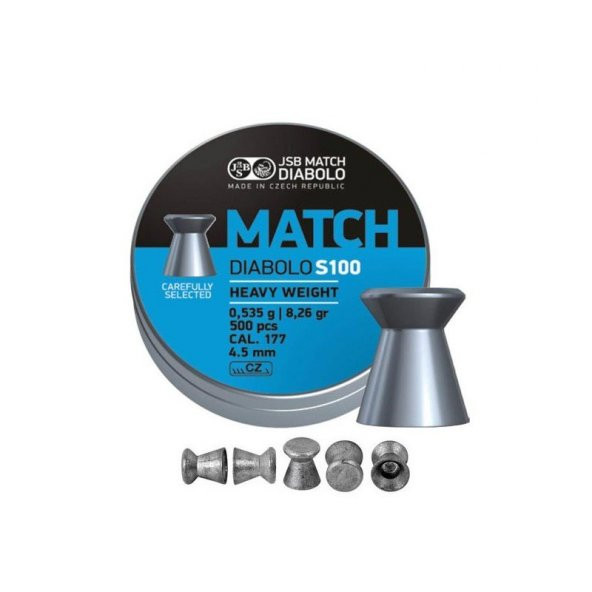 JSB MATCH DIABOLO HEAVY WEIGHT 4.49 MM HAVALI SACM ürün görseli 1