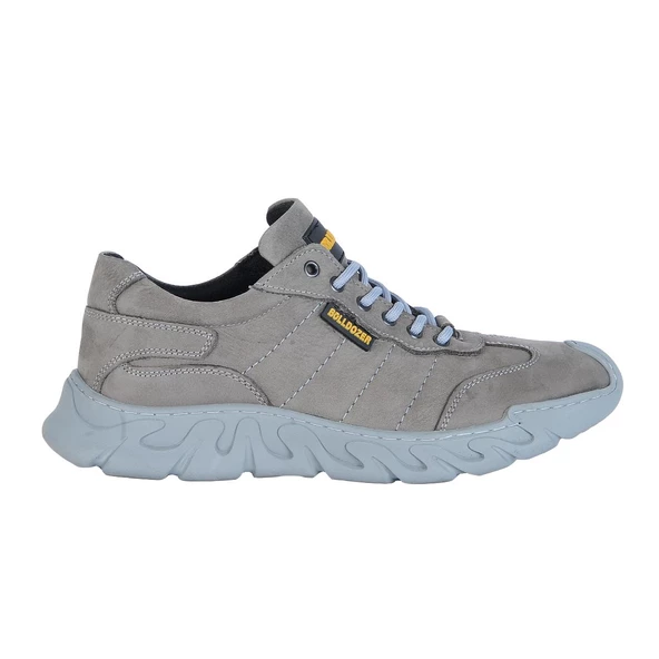 Bulldozer 240041 Gri Nubuk %100 Deri Erkek Casual Ayakkabı ürün görseli 1