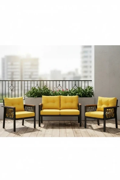 adımshops MELİSA Balkon-bahçe-kafe Çay Seti Koltuk Oturma Takımı-oturma Grubu,ofis Koltuğu ürün görseli 1