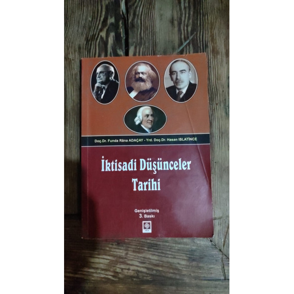 İKTİSADİ DÜŞÜNCELER TARİHİ .. FUNDA RANA ADAÇAY ürün görseli 1