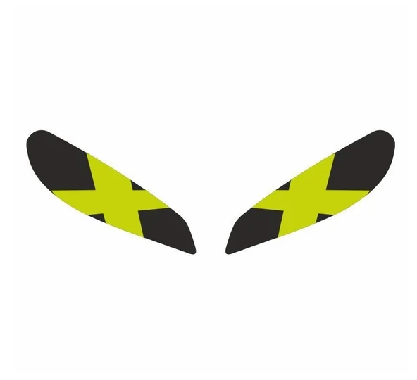 CF Moto 250 SR Far Stickeri Sarı X ürün görseli 1