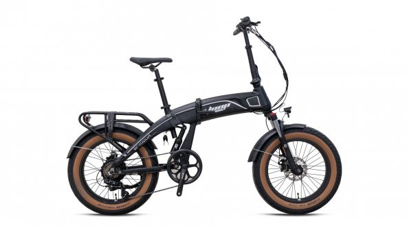ARMOUR -20"Katlanir (FAT Bike) -7 Vites-Elektrikli- Mat Siyah-Gri ürün görseli 1