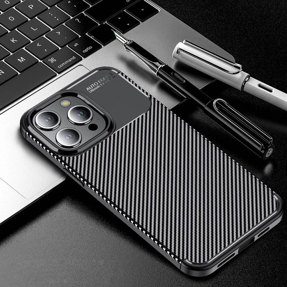 iPhone 15 Pro Max Kılıf Elde Kaymayan Kamera Korumalı Silikon - Resim 2