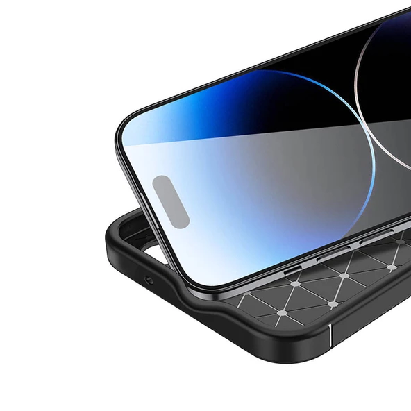 iPhone 15 Pro Max Kılıf Elde Kaymayan Kamera Korumalı Silikon - Resim 5
