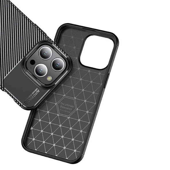 iPhone 15 Pro Kılıf Elde Kaymayan Kamera Korumalı Silikon - Resim 3