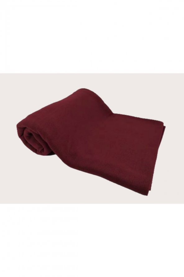 Bordo Evcil Hayvan Outlet Ince Polar Battaniye 85 cm X 90 cm ürün görseli 1