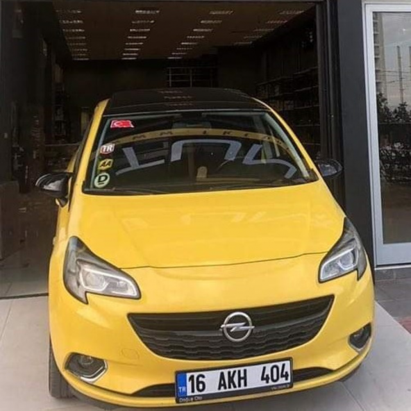 Opel Corsa E 2014-2019 Batman Yarasa Ayna Kapağı Piano Black Abs Plastik ürün görseli 1