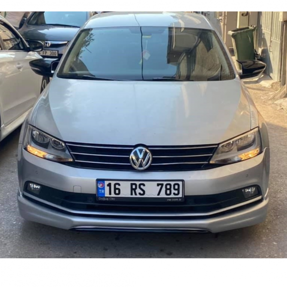 Volksvogen  Jetta Mk6 2011 Sonrası Batman Yarasa Ayna Kapağı Piano Black Abs Plastik ürün görseli 1