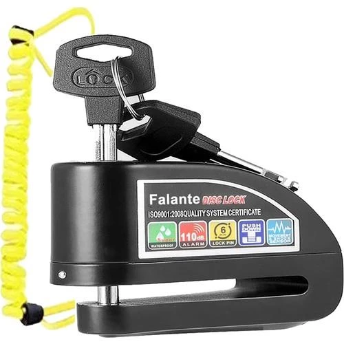 Falante 110 Db Su Geçirmez Motosiklet Alarmlı Disk Kilidi ürün görseli 1
