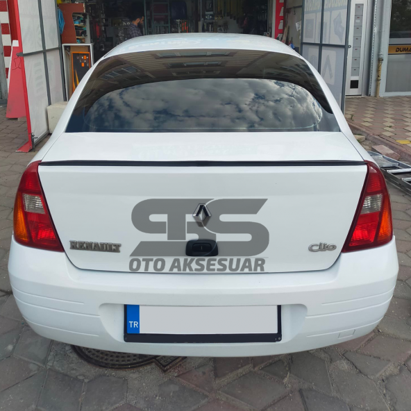 Renault Clio 2 Bagaj Üstü Slim Spoiler Parlak Siyah Piano Black 2001-2008 ürün görseli 1