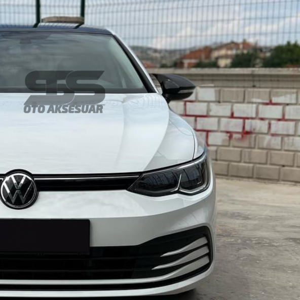 Vw Golf 8 Batman Yarasa Ayna Kapağı Piano Black 2021 Model ürün görseli 1