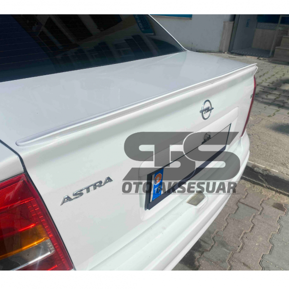 Opel Astra G Spoiler Bagaj Çıtası Parlak Beyaz ürün görseli 1