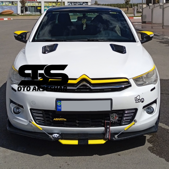 Citroen C-Elysee Uyumlu Piano Black Kaput Üstü Havalandırma Izgarası ürün görseli 1