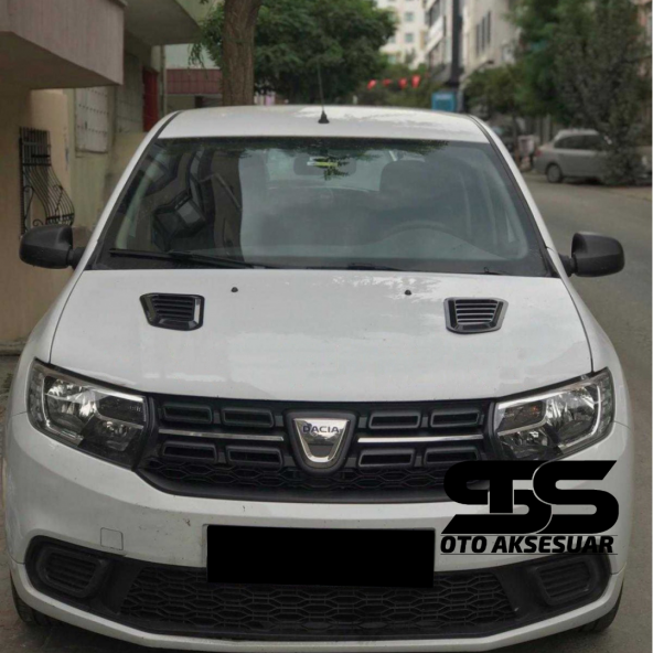 Dacia Logan Uyumlu Piano Black Kaput Üstü Havalandırma Izgarası ürün görseli 1