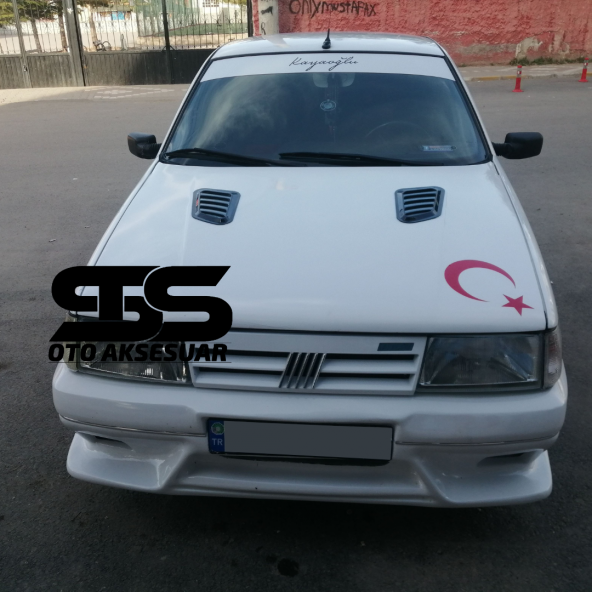 Fiat Tempra Uyumlu Piano Black Kaput Üstü Havalandırma Izgarası ürün görseli 1