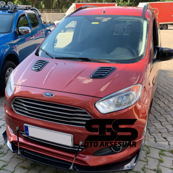 Ford Courier Uyumlu Piano Black Kaput Üstü Havalandırma Izgarası ürün görseli 1