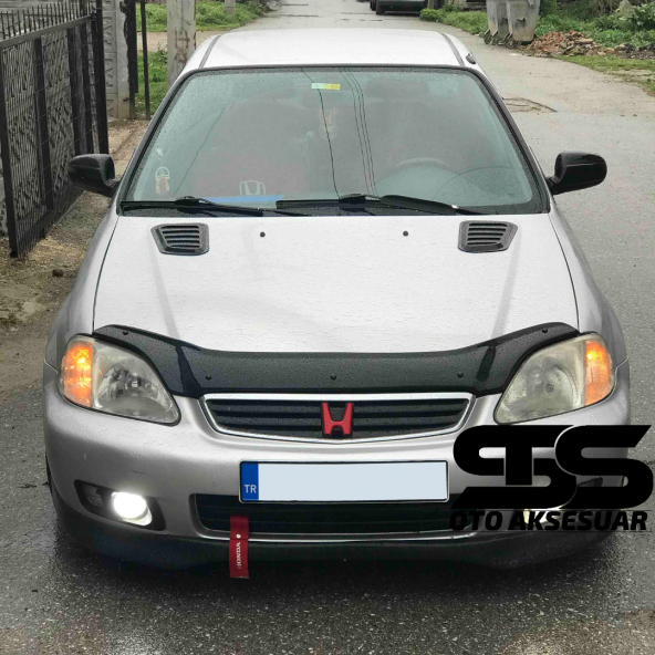 Honda Civic İes Uyumlu Piano Black Kaput Üstü Havalandırma Izgarası ürün görseli 1