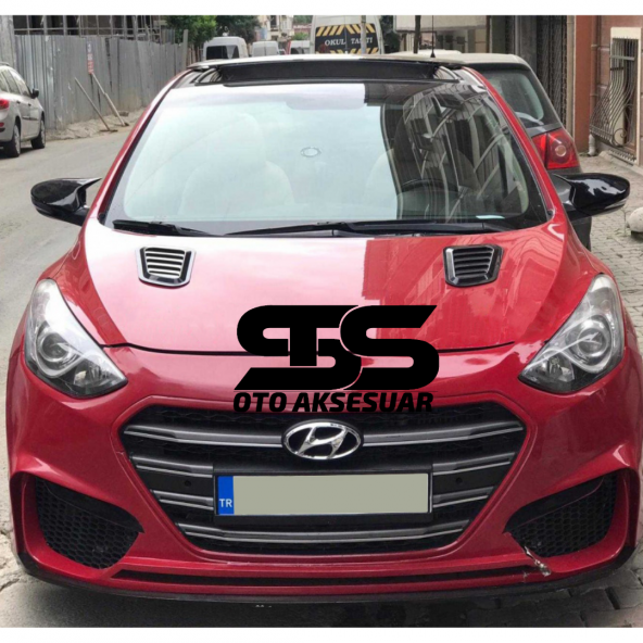 Hyundai i30 Uyumlu Piano Black Kaput Üstü Havalandırma Izgarası ürün görseli 1