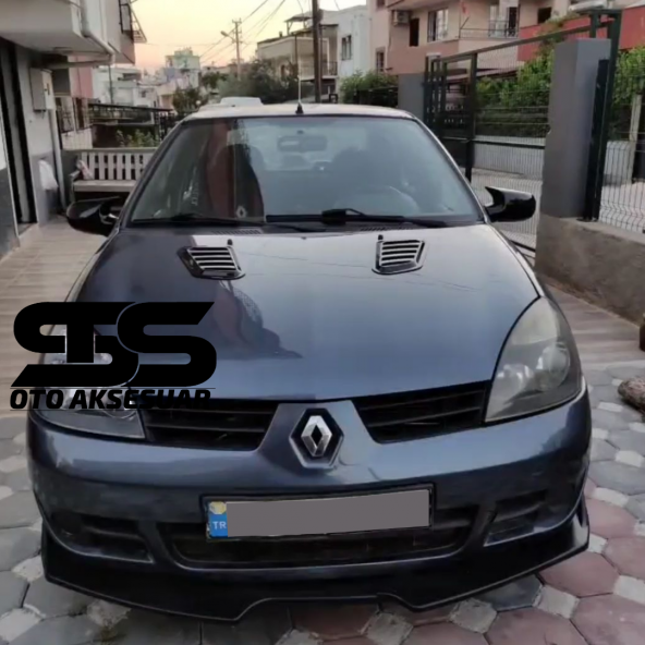 Renault Clio 2 Uyumlu Piano Black Kaput Üstü Havalandırma Izgarası ürün görseli 1