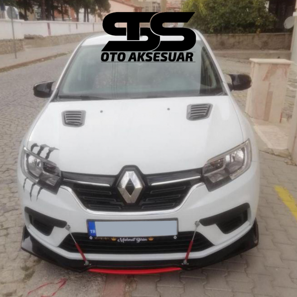 Renault Symbol Thalia Uyumlu Piano Black Kaput Üstü Havalandırma Izgarası ürün görseli 1