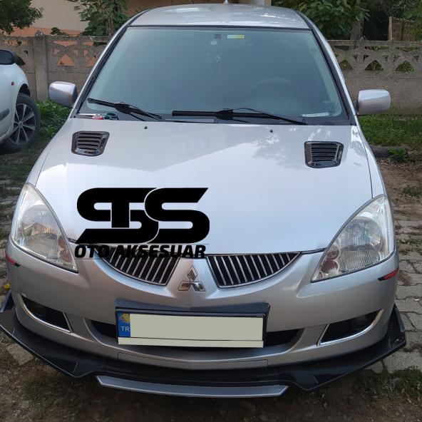 Mitsubish Lancer Uyumlu Piano Black Kaput Üstü Havalandırma Izgarası ürün görseli 1