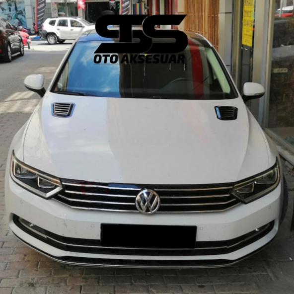 Volkswagen Passat Uyumlu Piano Black Kaput Üstü Havalandırma Izgarası ürün görseli 1