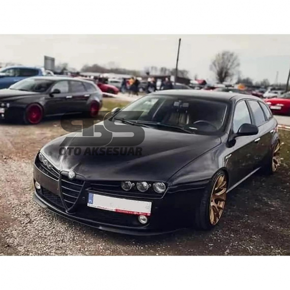 Alfa Romeo 146 Cupra R Uyumlu Ön Lip Mat Siyah Ön Tampon Lip ürün görseli 1