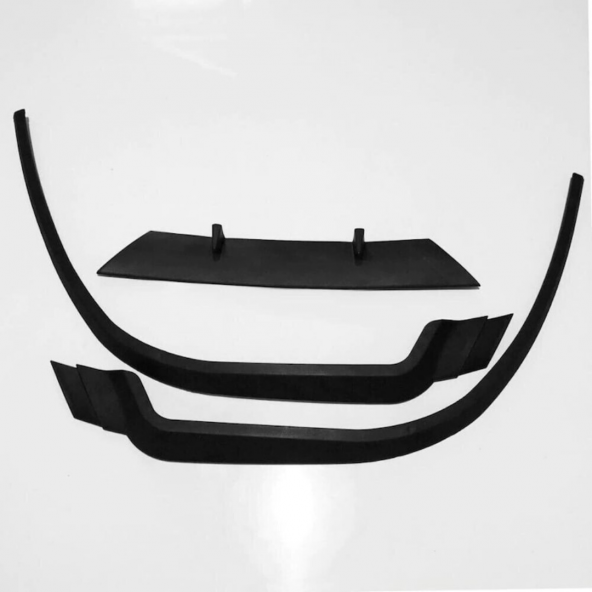 Audi A6 Rs6 Cupra R Uyumlu Ön Lip Mat Siyah Ön Tampon Lip ürün görseli 1