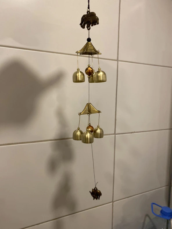 Deprem Çanı Zili Rüzgar Çanı Zili Feng Shui Yin Yang Çan 3Lü ürün görseli 1