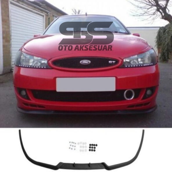 Ford Mondeo MK1 MK2 Cupra R Uyumlu Ön Lip Mat Siyah Ön Tampon Lip ürün görseli 1