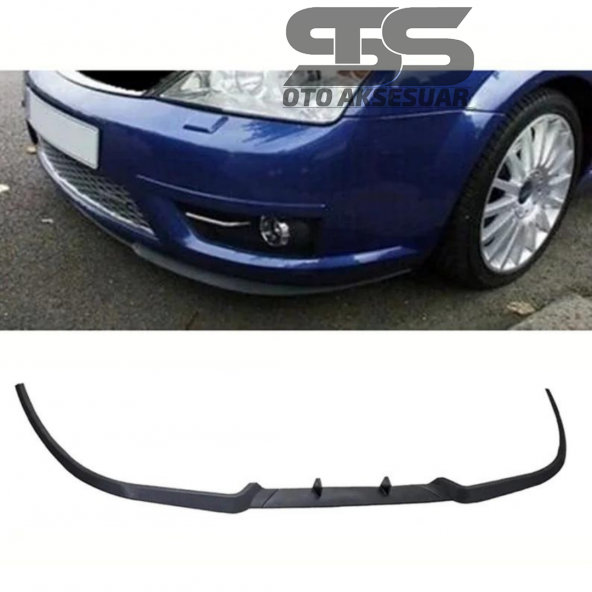 Ford Mondeo Mk3 Cupra R Uyumlu Ön Lip Mat Siyah Ön Tampon Lip ürün görseli 1