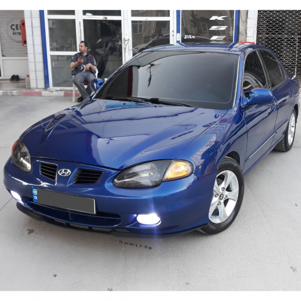Hyundai Elentra mk2 Cupra R Uyumlu Ön Lip Mat Siyah Ön Tampon Lip ürün görseli 1
