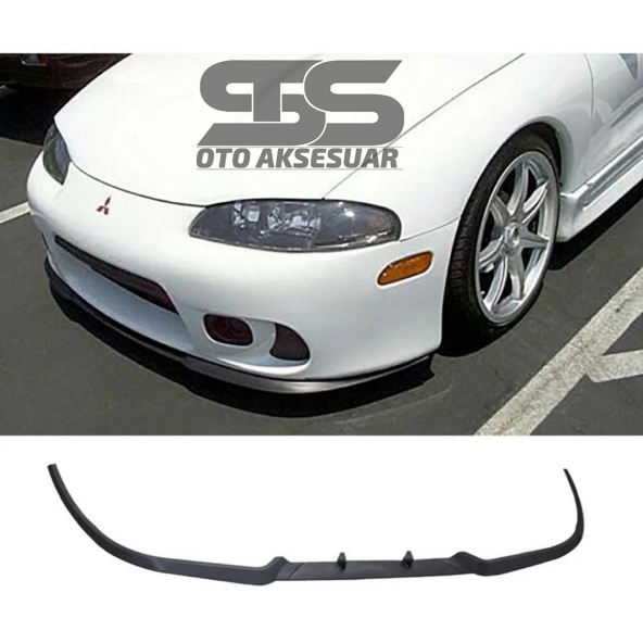 Mitsubishi Eclipse Cupra R Uyumlu Ön Lip Mat Siyah Ön Tampon Lip ürün görseli 1
