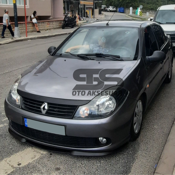 Renault Symbol Thalia Cupra R Uyumlu Ön Lip Mat Siyah Ön Tampon Lip ürün görseli 1