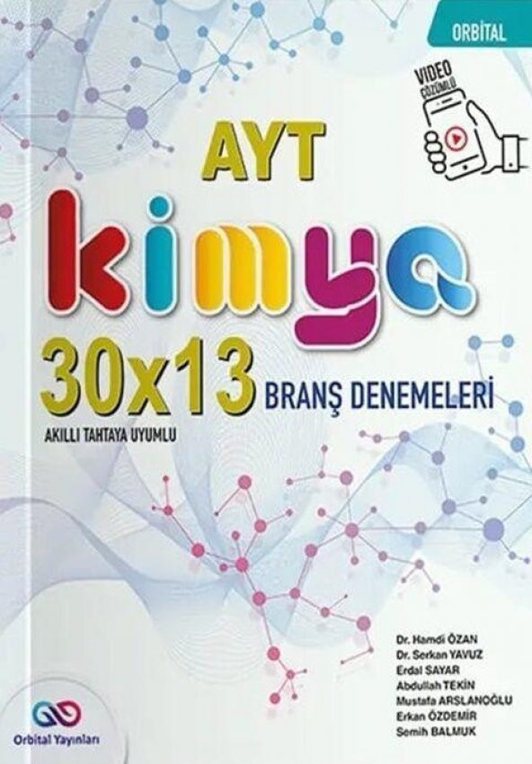 AYT Kimya 30 x 13 Branş Denemesi Orbital Yayınları ürün görseli 1