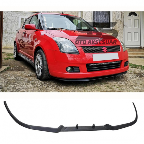 Szuki Shift Cupra R Uyumlu Ön Lip Mat Siyah Ön Tampon Lip ürün görseli 1