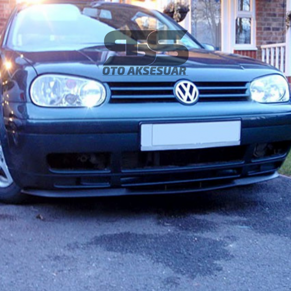 Vw Golf Mk4 Cupra R Uyumlu Ön Lip Mat Siyah Ön Tampon Lip ürün görseli 1