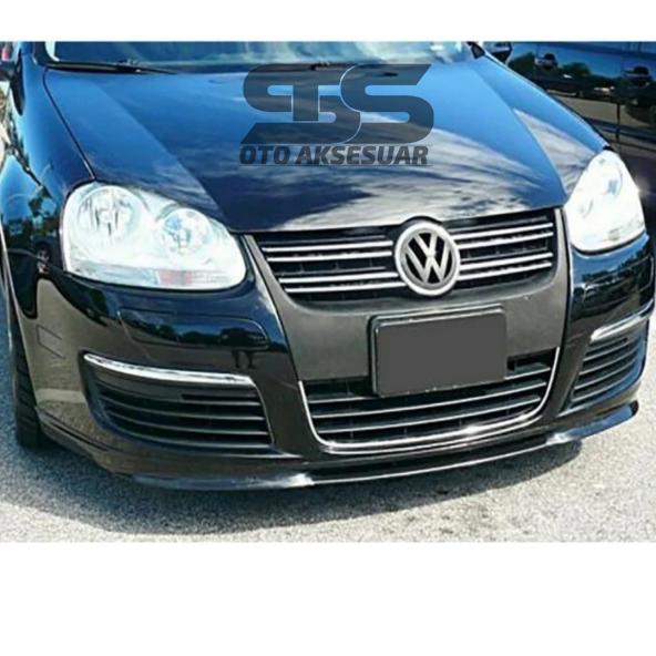Vw Jetta Mk5 Cupra R Uyumlu Ön Lip Mat Siyah Ön Tampon Lip ürün görseli 1